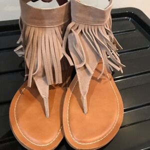 🌸RESTRICTED Leather & Suede Sandals